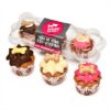 THE BARKING BAKERY MINI ICED WOOFINS VANILLA EN CAROB TRIO ASSORTI
