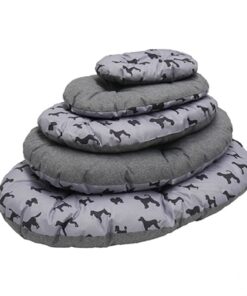 ROSEWOOD HONDENKUSSEN ALL SEASONS OVAAL HONDENPRINT / GRIJS