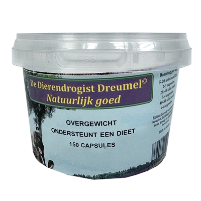 DIERENDROGIST BIJ OVERGEWICHT CAPSULES