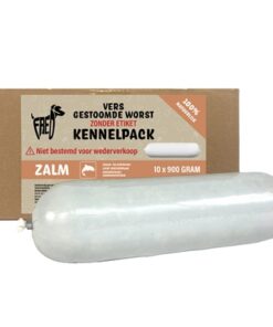 FREDS GESTOOMD VERS VLEES WORST KENNELPACK ZALM GRAAN EN GLUTENVRIJ