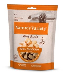 NATURES VARIETY FREEZE DRIED CHUNKS CHICKEN
