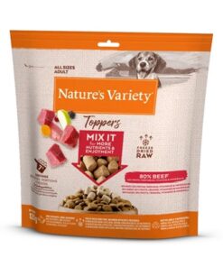 NATURES VARIETY FREEZE DRIED TOPPERS BEEF