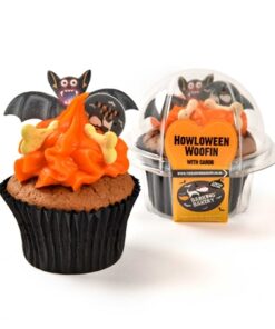 THE BARKING BAKERY CAROB WOOFIN MET ORANJE GLAZUUR