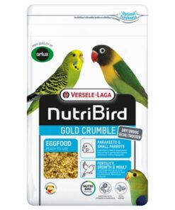 NUTRIBIRD GOLD CRUMBLE DROOG EIVOER PARKIETEN / KLEINE PAPEGAAIEN