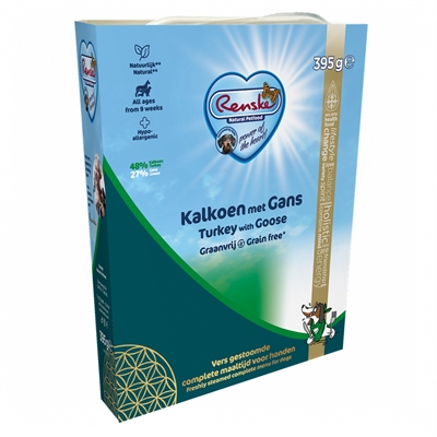 RENSKE VERS GESTOOMD VLEES KALKOEN MET GANS GRAANVRIJ