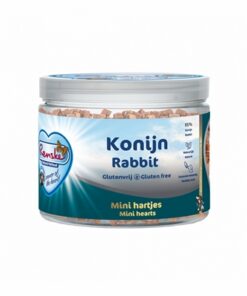 RENSKE GEZONDE BELONING MINI HARTJES KONIJN