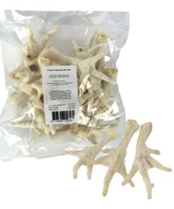 PETSNACK KIPPENPOTEN WIT