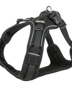 TRIXIE HONDENTUIG PREMIUM FLEXMESH BREDE BORST ZWART