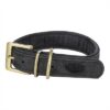 TRIXIE HALSBAND HOND PURE LEER ZWART
