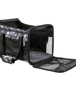 TRIXIE HONDENTAS ADRINA MET PRINT ZWART