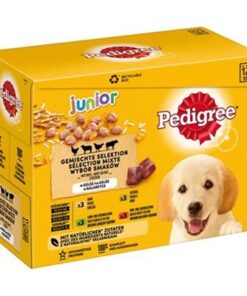 PEDIGREE MULTIPACK MAALTIJDZAKJES JUNIOR IN GELEI