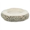 TRIXIE HONDENMAND LEO SOFT ROND PLUCHE CREME / PANTERPRINT