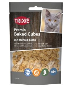 TRIXIE PREMIO BAKED CUBES MET KIP EN ZALM