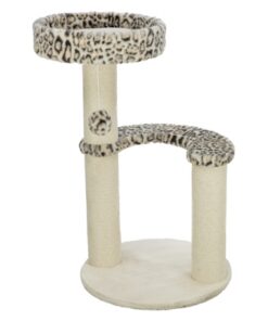 TRIXIE KRABPAAL LEO PANTERPRINT ROND CREME