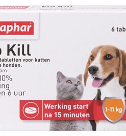 BEAPHAR VLO KILL+ KLEINE HOND / KAT TOT 11 KG