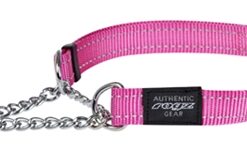 ROGZ FOR DOGS FANBELT HALFSLIP HALSBAND ROZE