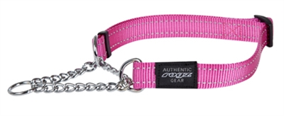 ROGZ FOR DOGS FANBELT HALFSLIP HALSBAND ROZE