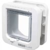SUREFLAP 4-WEG KATTENLUIK MET MICROCHIPHERKENNING WIT