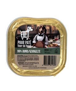 FREDS KUIPJE HOND PUUR RUND / GEVOGELTE