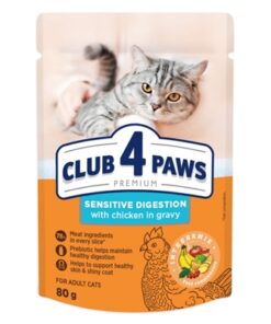 CLUB 4 PAWS PREMIUM ADULT SENSITIVE DIGESTION POUCH