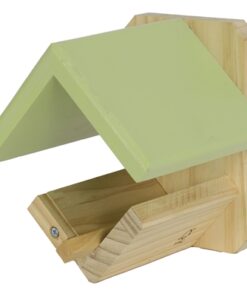 BOON PINDAKAASPOTHOUDER MET GROEN DAK HOUT